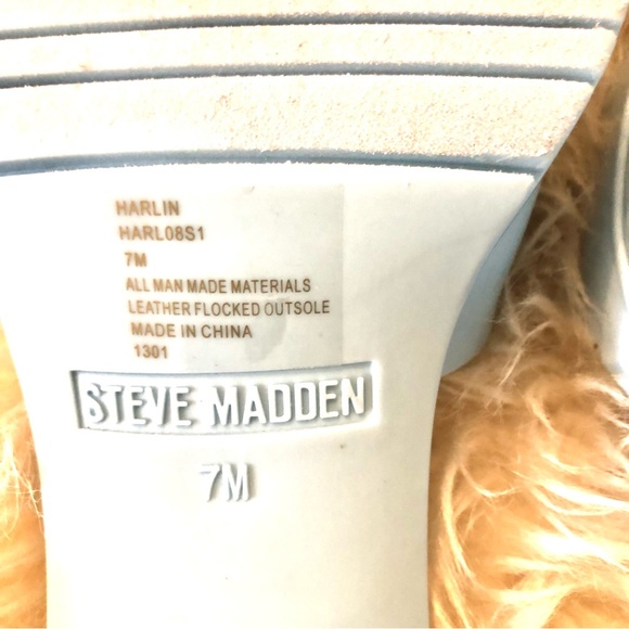 Steve Madden Harlin Baby Blue Sandals - Picture 6 of 6